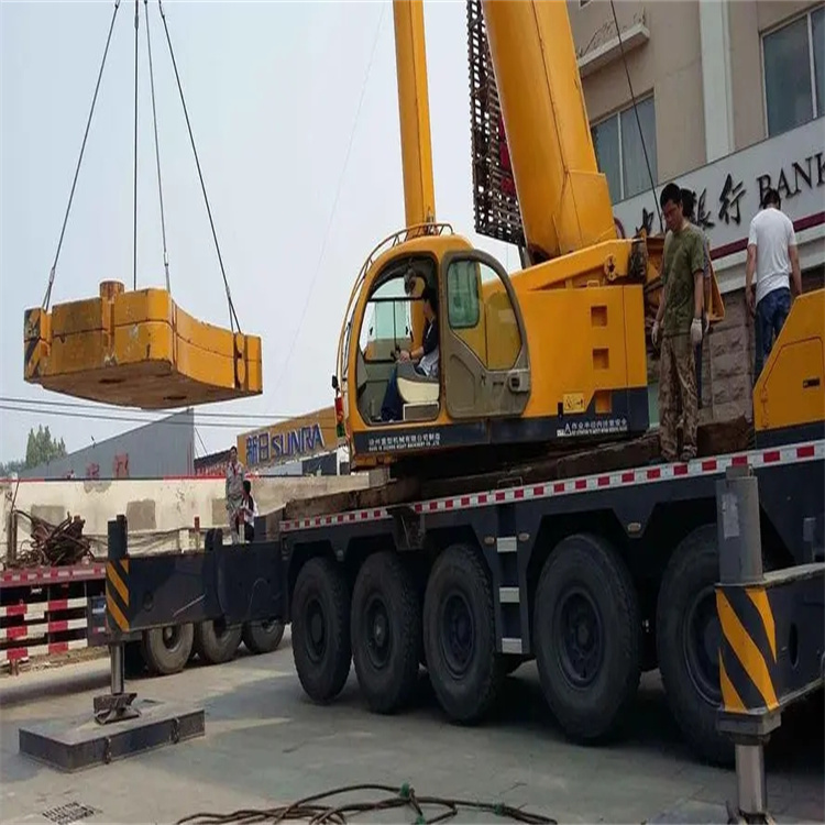 碧江当地吊车出租|机器吊装|75吨|工厂搬迁服务